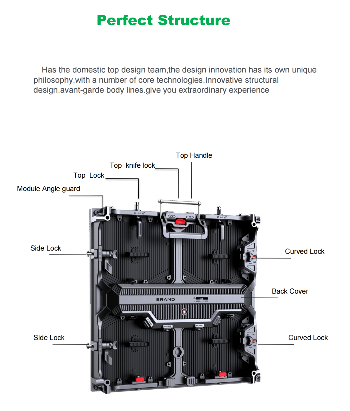 dual service rental LED display